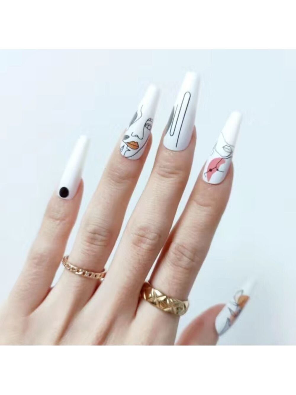 Artsy Gal - Nail Junkie - full artificial nail set